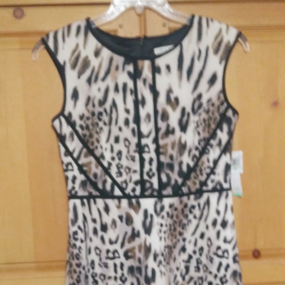 Sandra Darren Leopard Print Dress l Animal Print